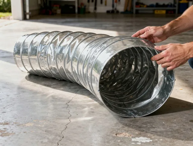 Torrance Dryer Vent Cleaning specialist using advanced equipment for thorough duct cleaning in Torrance